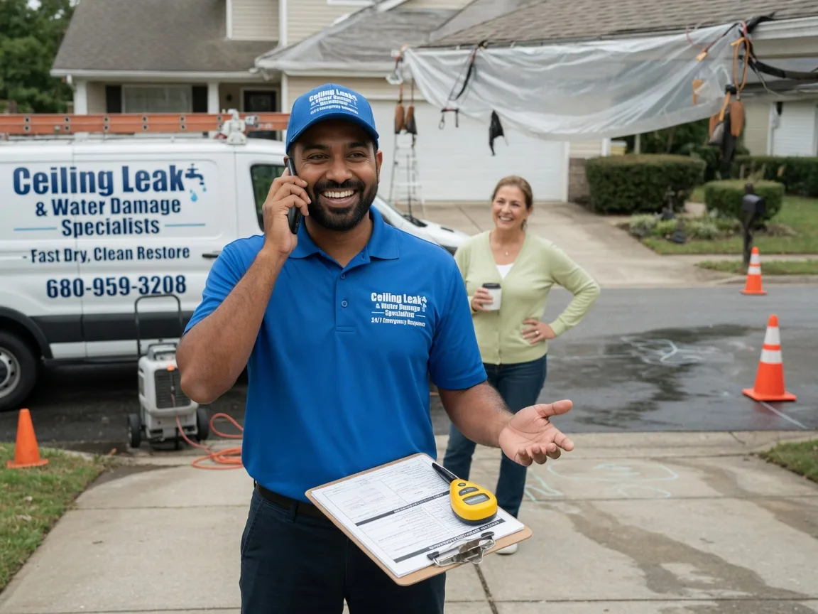 Ceiling Leak Cleanup Turtle Lake, WI FAQs